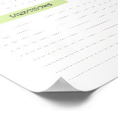 Poster A4 Recipe Template (Instant Download) (Coin)