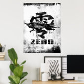 Poster A6M zéro (Bureau à domicile)