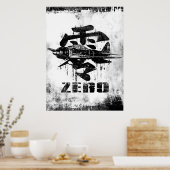 Poster A6M zéro (Cuisine)