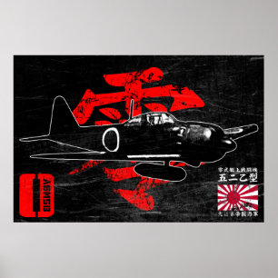 Poster A6M zéro