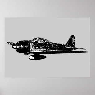 Poster A6M zéro