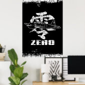 Poster A6M zéro (Bureau à domicile)