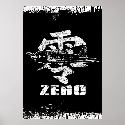 Poster A6M zéro (Devant)