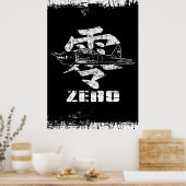 Poster A6M zéro (Cuisine)
