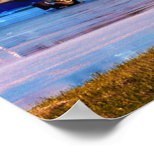 Poster A-10 avec foudre (Coin)