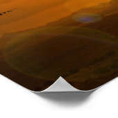 Poster A-10 Coucher de soleil dans le désert (Coin)