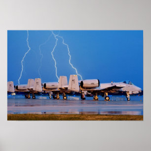 Poster A-10 coup de foudre II