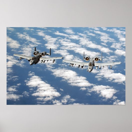 Poster A-10 coup de foudre II (Devant)