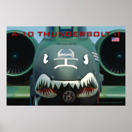 Poster A-10 Thunderbolt (Devant)