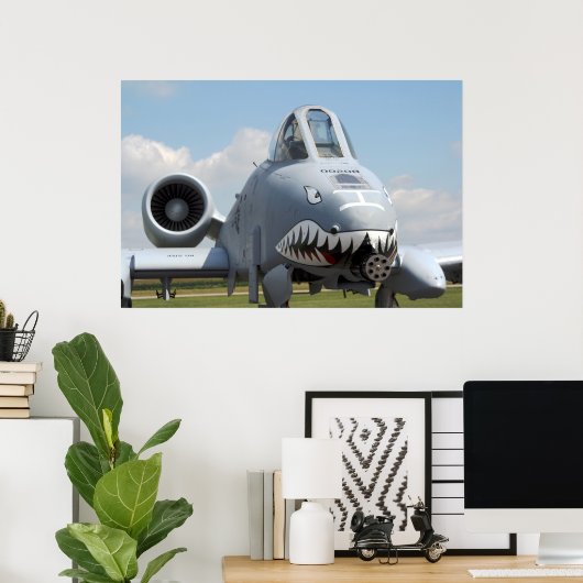 Poster A-10 Thunderbolt II (Bureau à domicile)