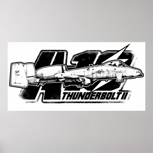 Poster A-10 Thunderbolt II (Devant)