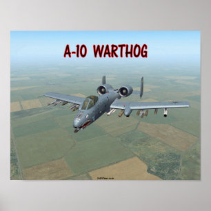 POSTER A-10 WARTHOG