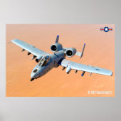 POSTER A-10C THUNDERBOLT II (Devant)