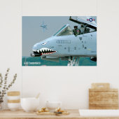 POSTER A-10C THUNDERBOLT II (Cuisine)
