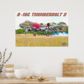 POSTER A-10C THUNDERBOLT II (Cuisine)