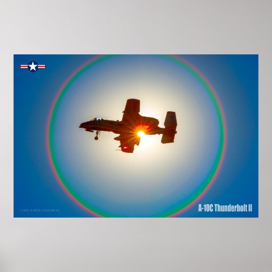 POSTER A-10C THUNDERBOLT II (Devant)