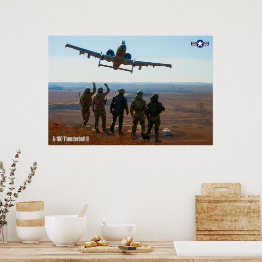 POSTER A-10C THUNDERBOLT II (Cuisine)