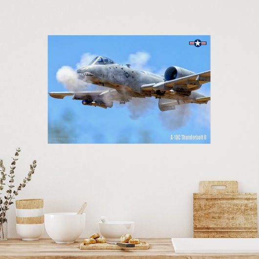 POSTER A-10C THUNDERBOLT II (Cuisine)