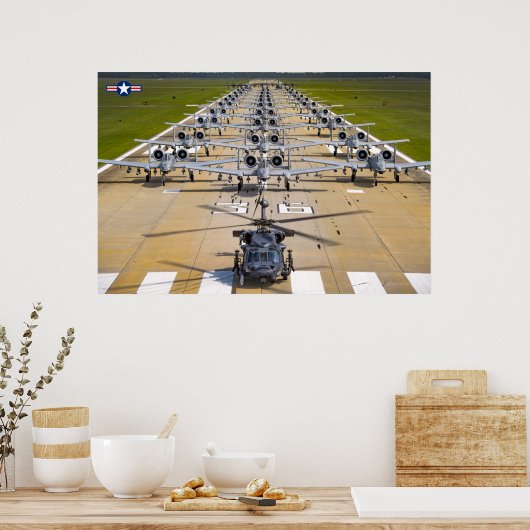 POSTER A-10C THUNDERBOLT II (Cuisine)