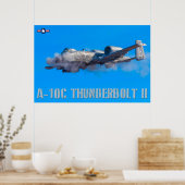 POSTER A-10C THUNDERBOLT II (Cuisine)