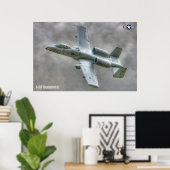 POSTER A-10C THUNDERBOLT II (Bureau à domicile)