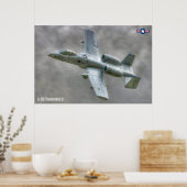 POSTER A-10C THUNDERBOLT II (Cuisine)
