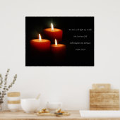 Poster à 3 bougies (Cuisine)