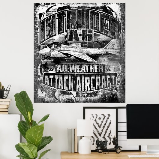 Poster A-6 Intruder (Bureau à domicile)