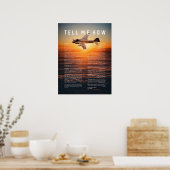 Poster A-6 Intruder avec Dites-moi Comment ode de vol (Cuisine)
