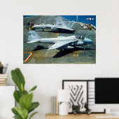 Poster A-6E INTRUDER et F-14 TOMCAT (Bureau à domicile)