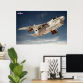 POSTER A-7E CORSAIR II (Bureau à domicile)