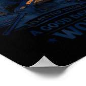 Poster A Bad Day Fishing Is Better Than A Good Day At Wor (Coin)