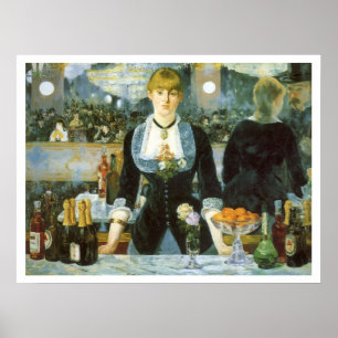 Poster A Bar at the Folies Bergere by Edouard Manet