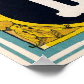 Poster à barres personnalisable (Coin)