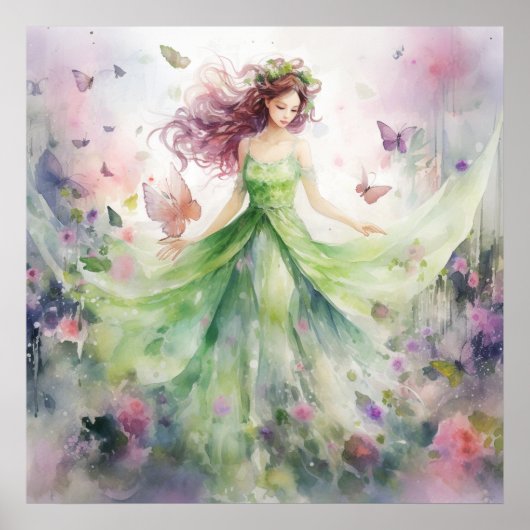 Poster A Beautiful Spring Fairy (Devant)