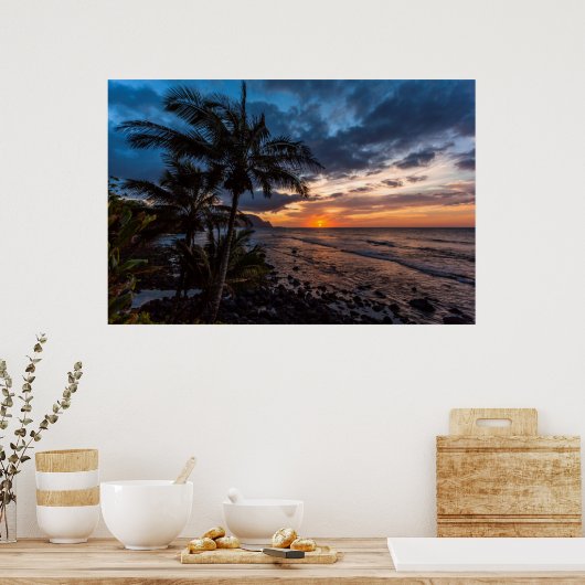 Poster A beautiful sunset (Cuisine)