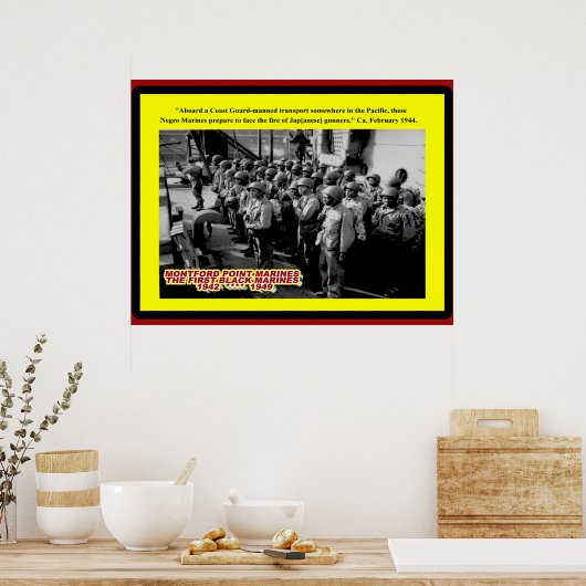 Poster À bord d'un garde-côtes (Cuisine)