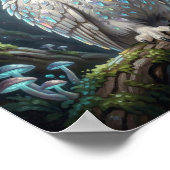 Poster A brilliant white owl (Coin)