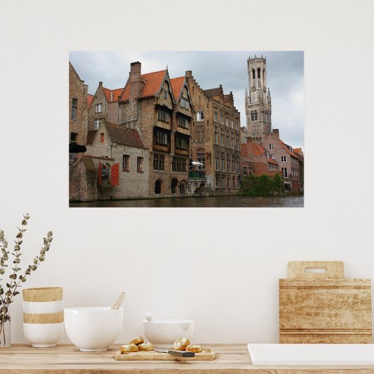 Poster À Bruges (Cuisine)