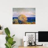 Poster À Cap d'Antibes, vent Mistral, (Bureau à domicile)