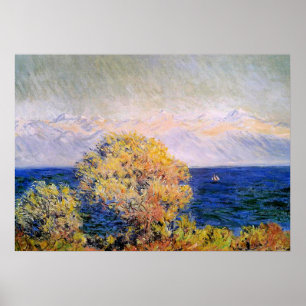 Poster À Cap d'Antibes, vent Mistral,