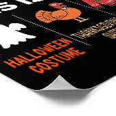 Poster A Cause De L'Inflation C'Est Mon Costume D'Hallowe (Coin)