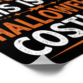 Poster A Cause De L'Inflation C'Est Mon Costume D'Hallowe (Coin)