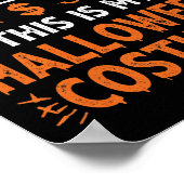 Poster A Cause De L'Inflation C'Est Mon Costume D'Hallowe (Coin)