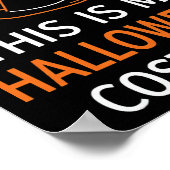 Poster A Cause De L'Inflation C'Est Mon Costume D'Hallowe (Coin)