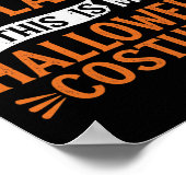 Poster A Cause De L'Inflation C'Est Mon Costume D'Hallowe (Coin)