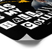 Poster A Cause De L'Inflation C'Est Mon Halloween Zombie (Coin)
