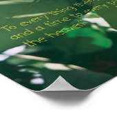 Poster A chaque chose il ya une saison Ecriture (Coin)