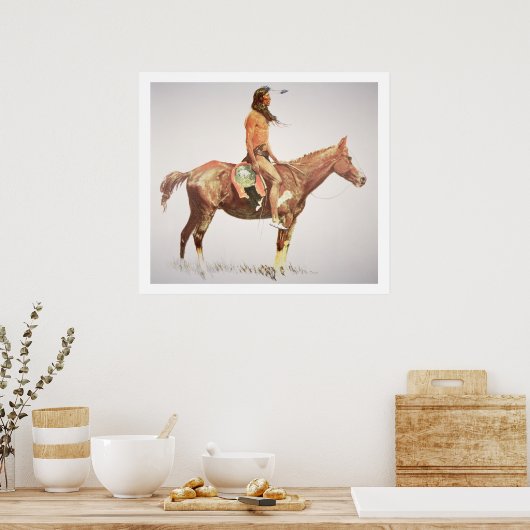 Poster A Cheyenne Brave, 1901 (Cuisine)