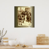 Poster "A Christmas Carol" "Bob Cratchit and Tiny Tim" "T (Cuisine)